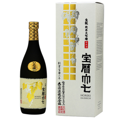 「大七」純米大吟醸 宝暦（箱入）720ml[N-071]