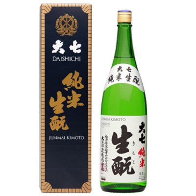 「大七」純米生もと（箱入）1800ml[N-072]