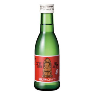 「福寿」ビリケン純米酒（箱入）180ml[N-095]