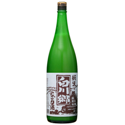 「白川郷」純米にごり酒（箱なし）1800ml[N-118]