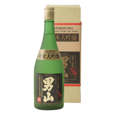 「男山」純米大吟醸（箱入）720ml[N-144]