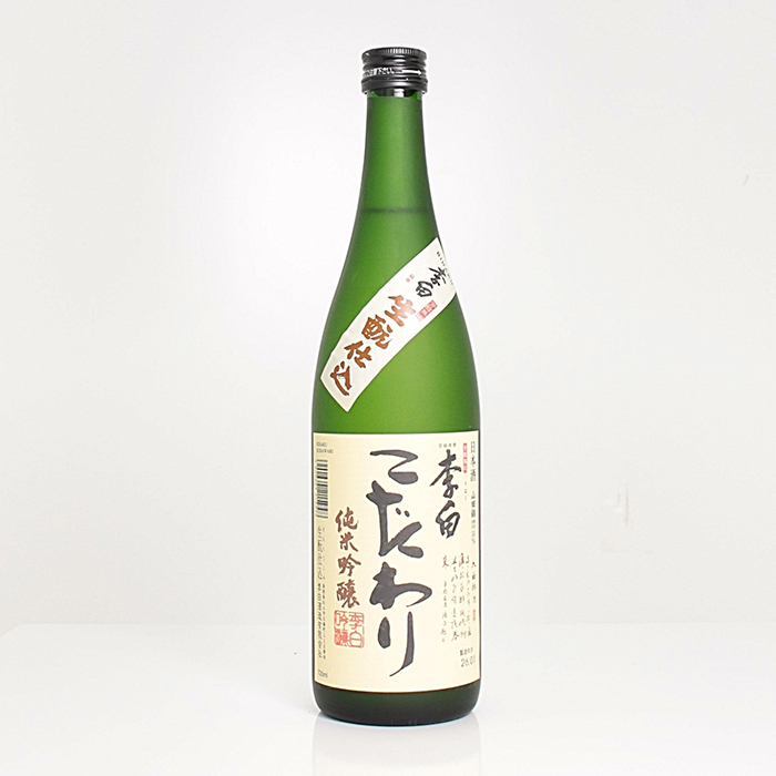 李白」純米吟醸 生もと仕込 こだわり（箱なし）720ml[N-193](sl190230