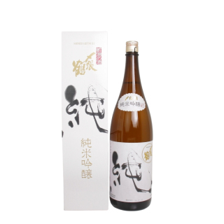 「〆張鶴」純 純米吟醸（箱入）1800ml[N-200]