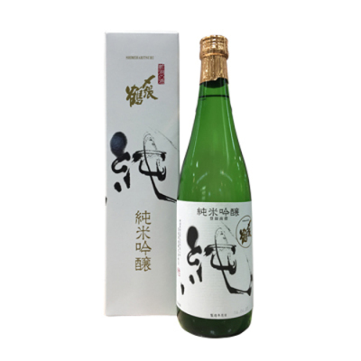 「〆張鶴」純 純米吟醸（箱入）720ml[N-201]