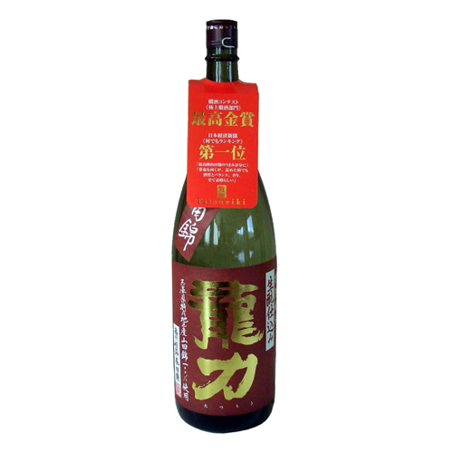 龍力」特別純米 生もと仕込み（箱なし）1800ml[N-156](sl190258)｜阪神