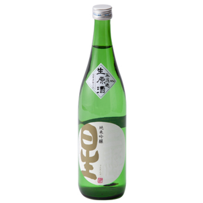 「三連星（白）」純米吟醸 無濾過生原酒（箱なし）720ml[N-103]≪クール便≫