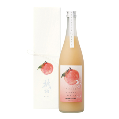 和歌のめぐみ プレミアム桃酒 720ml（化粧箱入）[R-2]