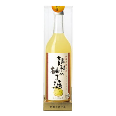 和歌のめぐみ 龍神の柚子酒 720ml（クリアケース入）