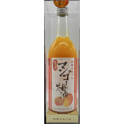 和歌のめぐみ マンゴー梅酒 720ml（クリアケース入）[U-18]