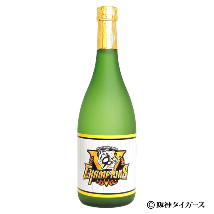 清酒阪神タイガース2025セ・リーグVボトル（クリアカートン入り