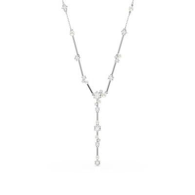 Constella ドロップピアス クリスタル・パール Constella ドロップピアス, クリスタル・パール, ラウンドカット