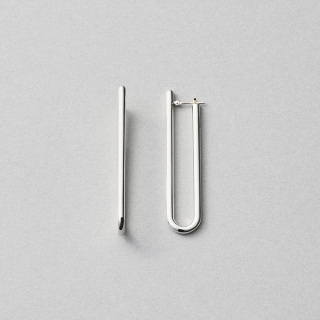 [コネクト] フープピアス オーバル_75917 シルバー