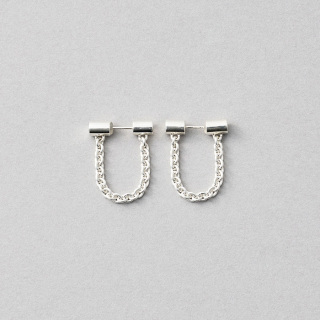 [コネクト] ピアス チェーン_75923 シルバー