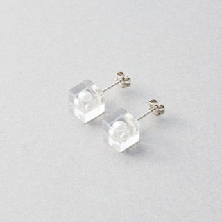 [ドロップ] ピアス パール_75927 シルバー