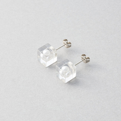[ドロップ] ピアス パール_75927 シルバー