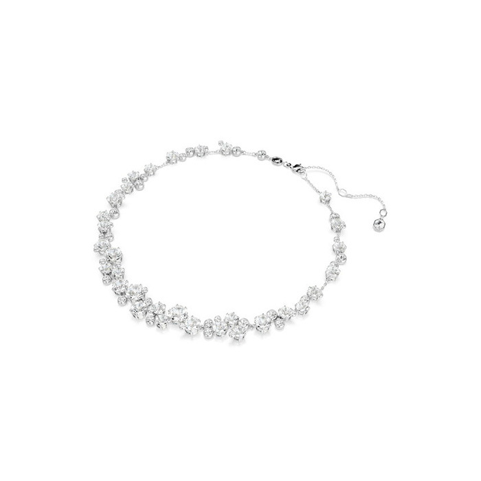 スワロフスキー Constella ネックレスラウンドカット 5722472 Constella necklace, Round cut, White, Rhodium plated | Swarovski