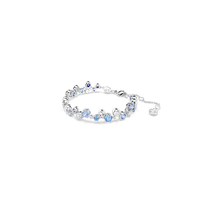 価格交渉済みスワロフスキー　Constella　ダブルバングル　ブレスレット Constella ブレスレット, ホワイト, ロジウム・プレーティング