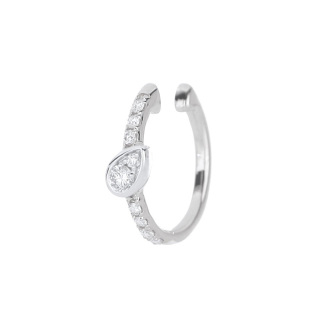 K18WG ダイヤモンドイヤカフ(SCE048761)