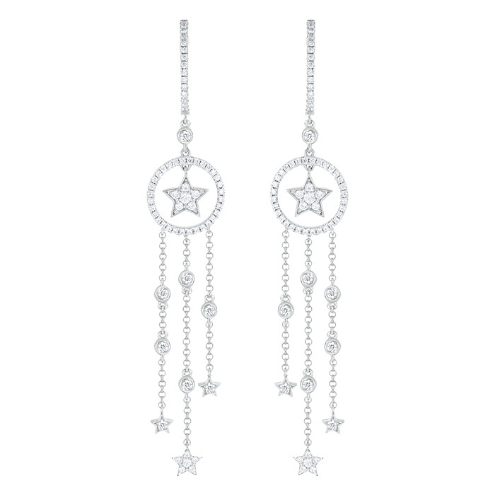 K18WGダイヤモンド ピアス(sn250276)｜阪神オンラインショッピング