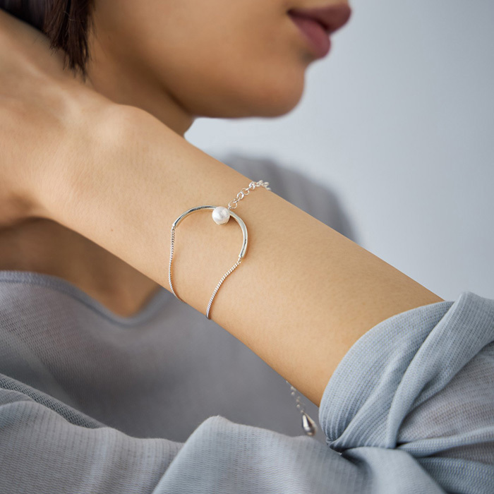 ブレスレット パール_59490 シルバー(sn250319)｜阪神オンライン