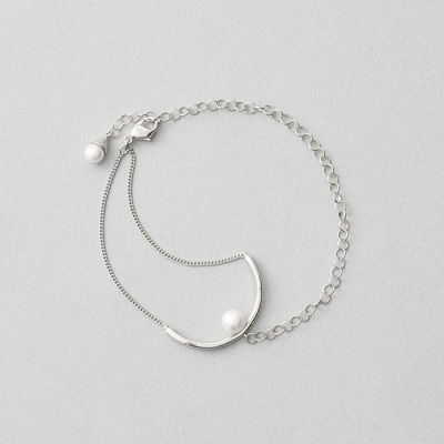 ブレスレット　パール_59490 シルバー