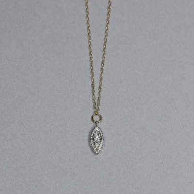 ミルグレイン　ネックレス　マーキース_PAN-10