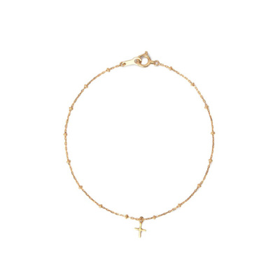 【hirondelle et pepin】クロスモチーフブレスレット【Happy Fortune accessory特集】