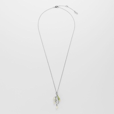 白蝶貝 すずらん ネックレス_VBRP614060MP