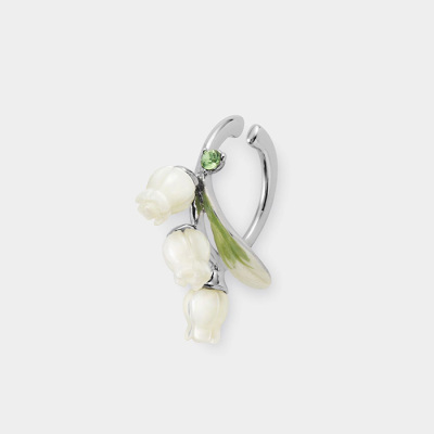 白蝶貝 すずらん イヤーカフ_VBRE6138H_MP