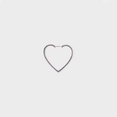 【MAYU】Hoop heart pierce（片耳用）【#ミミフェス】