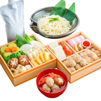 新春うどん鍋セット≪クール便・冷蔵≫