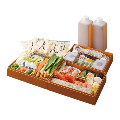 うどん寄せ鍋と晦日そば迎春セット