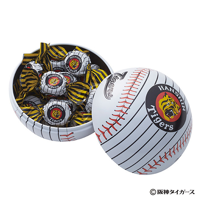 阪神タイガースミルクチョコレート缶（MO-1259）【バレンタイン