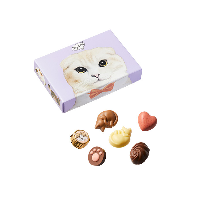 チョコ5759 にゃそーてっどチョコレート（NNC-6.5）(sv260013)｜阪神オンライン