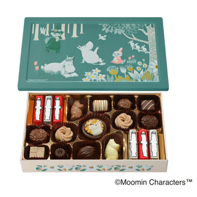 ムーミンたちと穏やかな森(アソートチョコレート)（MOM-24）【バレンタイン】