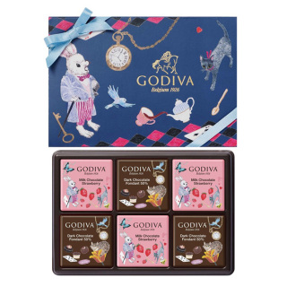 アリスのティーパーティ カレ アソートメント 6枚入【バレンタイン】