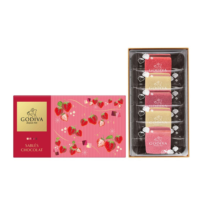 サブレショコラ ストロベリー アソートメント 5個入【バレンタイン