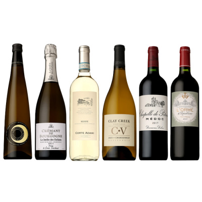 12-E  ペアリングにもおススメな泡白赤6本セット