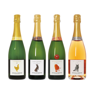 ［P-21］3姉妹が手掛けるバロンアルベール　シャンパーニュ4種飲み比べセット　≪クール便・冷蔵≫【大ワイン祭・ちょっと贅沢なワインセット】