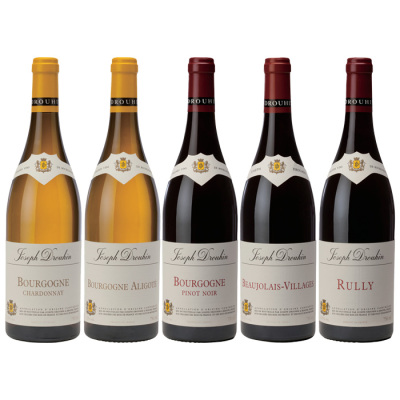 ［P-19］メゾン・ジョゼフ・ドルーアンAOC飲み比べ5本セット【大ワイン祭・ちょっと贅沢なワインセット】