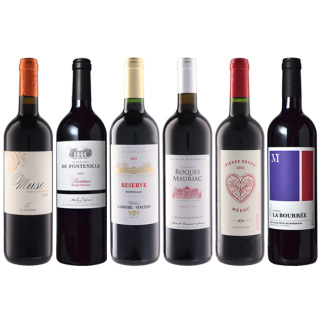 ［P-42］秋冬におすすめフルボディボルドー6本セット【大ワイン祭・ちょっと贅沢なワインセット】（11月の新着）