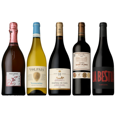 3-F 人気銘柄だけを集めた赤ワイン5本セット(sw260056)｜阪神