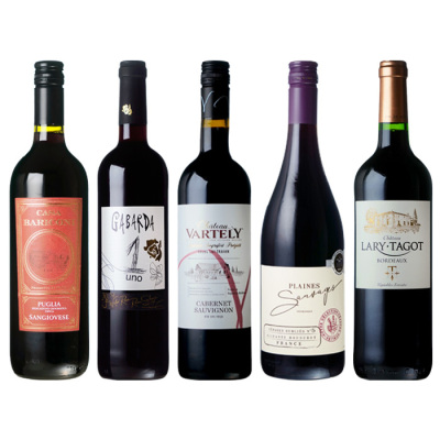 3-G 赤ワイン熟成プレミアム・ヴィンテージ5本セット(sw260057)｜阪神