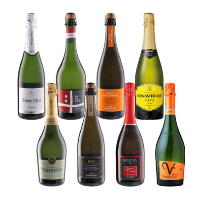 6-B 涼を呼ぶ。キンキンに冷やして飲みたいスパークリングワイン8本セット≪クール便≫