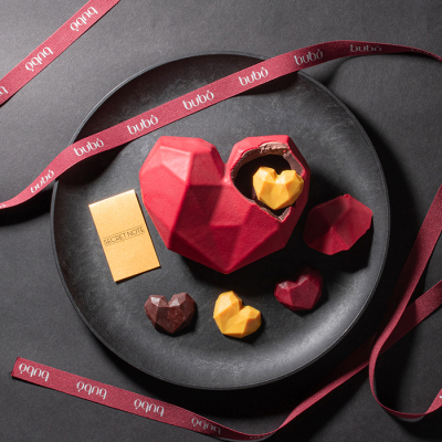 チョコスカルプチャー ジュエル ハート グランデ＜2月6日から2月14日お届け＞