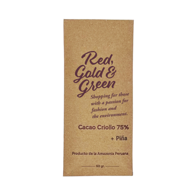 Cacao Criollo 75％ + Pina / パイナップル＜2月1日から2月14日お届け＞
