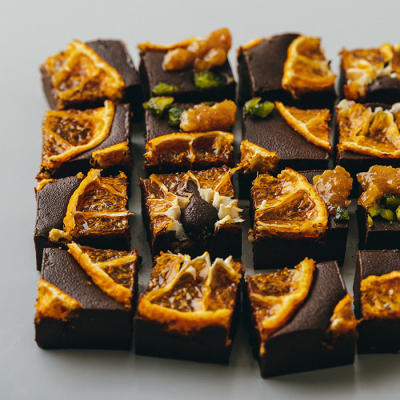 ヴィーガン生チョコレート(マンダリンオレンジ)＜2月1日から2月14日お届け＞