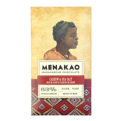 ダークチョコレート63％ カシューナッツ＆フルールドセル＜2月1日から2月14日お届け＞