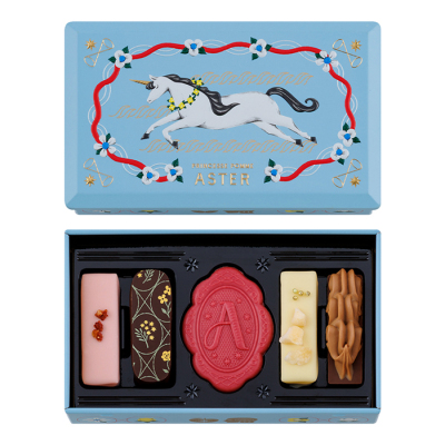 一角獣と花かんむり＜2月1日から2月14日お届け＞