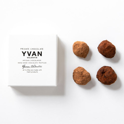 YVAN VALENTIN 手作りトリュフチョコレート Yvan Valentin 手作りチョコレートトリュフ 6個入り×2個